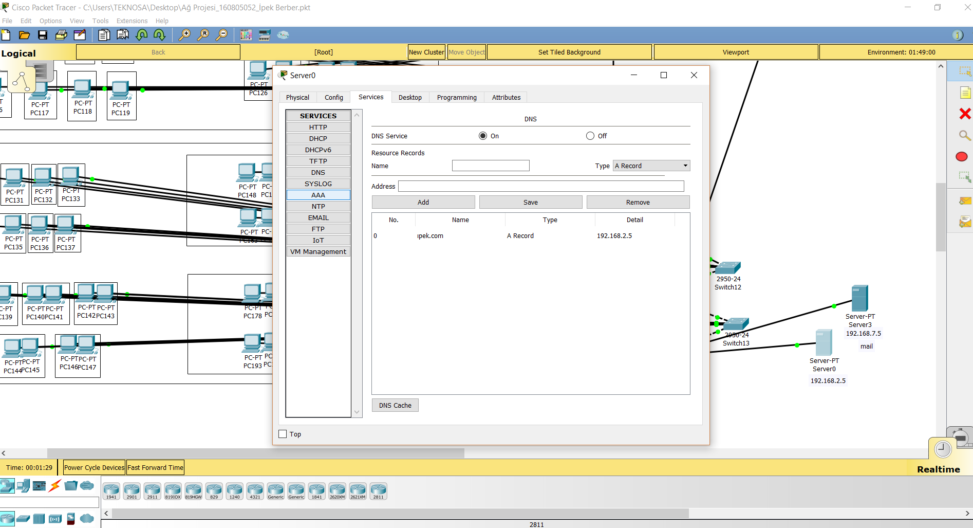 Cisco Packet Tracert